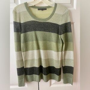 Antonio Melani Striped Knit Top SzSM